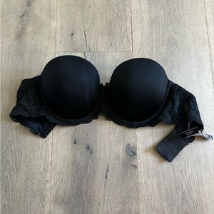 Victoria Secret strapless black bra